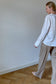 Elegante Bluse mit seidigem Glanz | Seide und Lyocell | Weiß